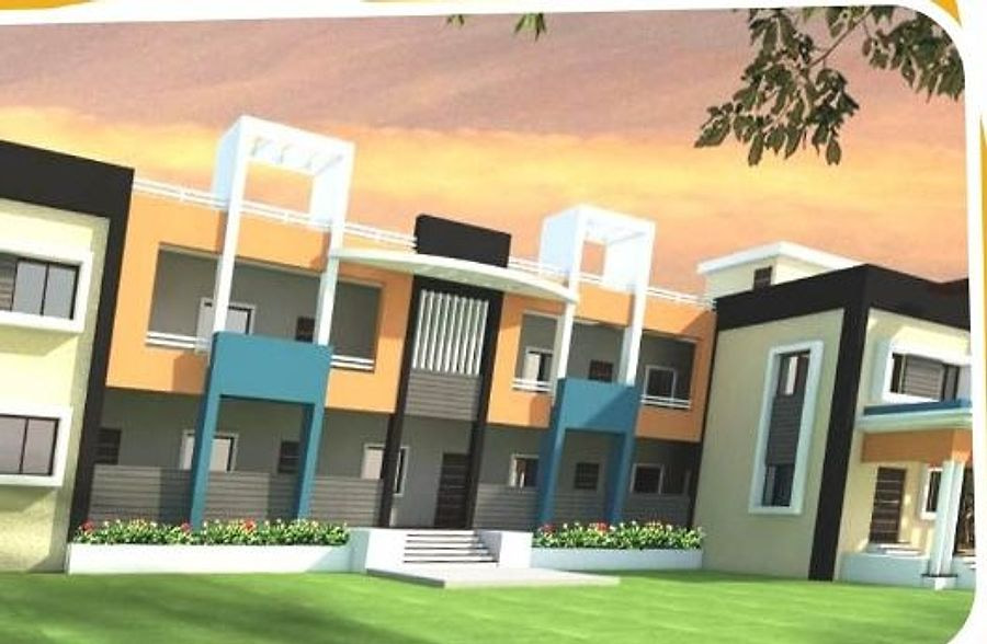 Architectural illustration of the Sunrise Convent School building at Bhensola